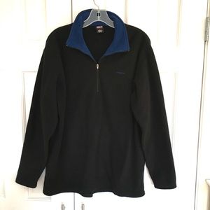 Patagonia 1/4 Zip Fleece Men’s Sweater Black Size L